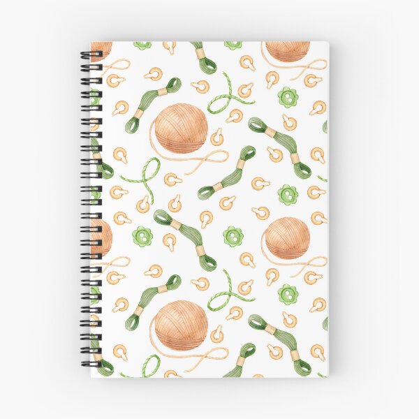 Item preview, Knitting Watercolor Seamless Pattern designed and sold by Sasha Zinch Design.