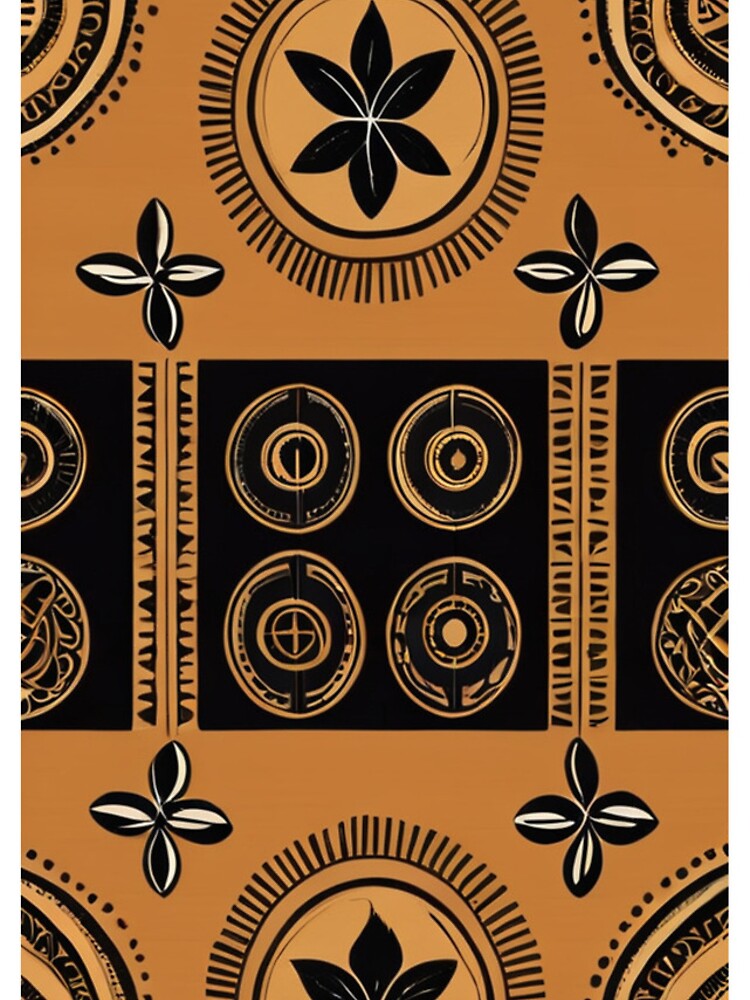 Imagen 4 de 4, Funda de iPhone con la obra Art - Afro-Bohemian Inspiration, Geometric Decorative Elements, diseñada y vendida por Reverso-Design.