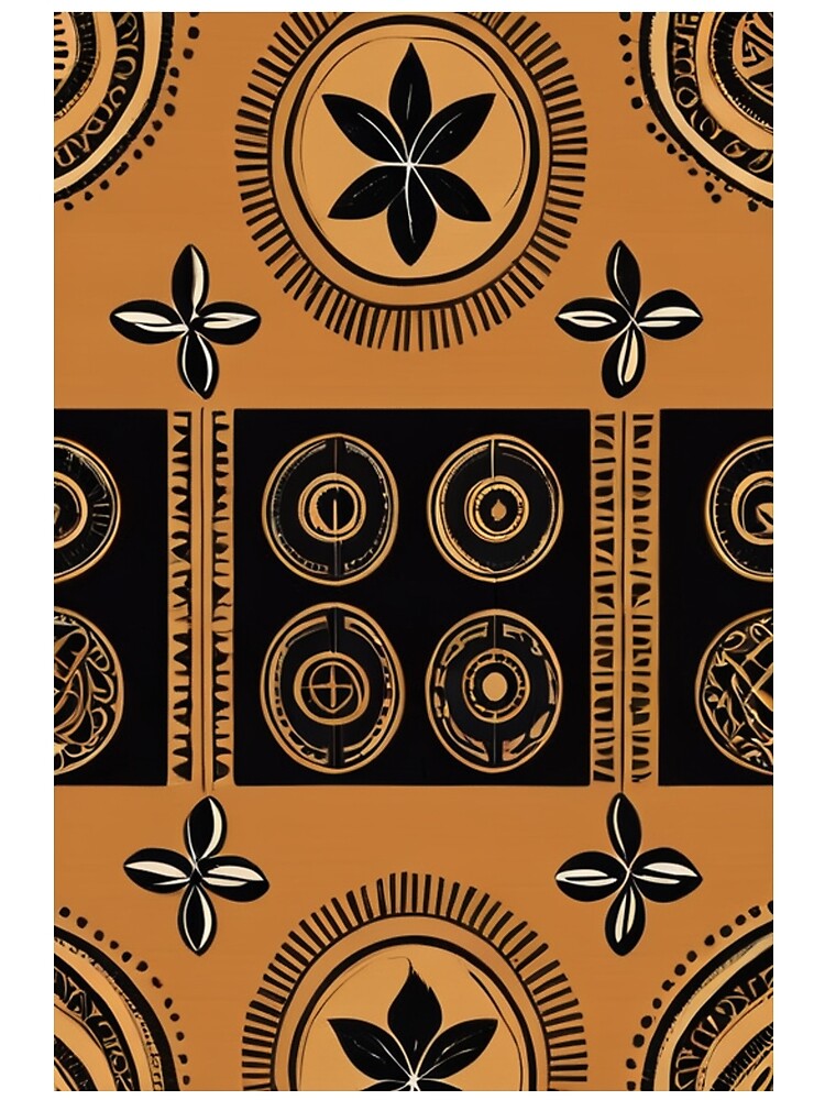Thumbnail 3 von 3, Tuch, Art - Afro-Bohemian Inspiration, Geometric Decorative Elements designt und verkauft von Reverso-Design.