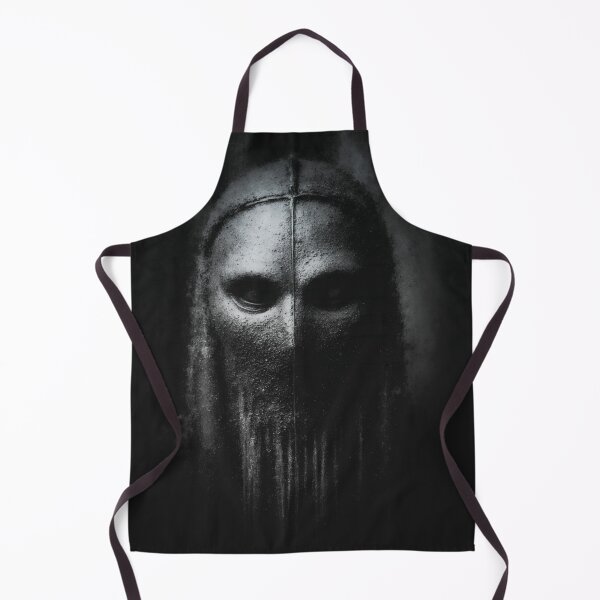 Item preview, Dissolving Dark Ash Mask Horror Portrait designed and sold by WitchyBotanicaArt.