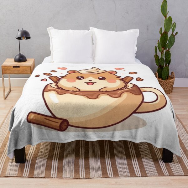 Item preview, Cute Coffee Hamster Kawaii Sticker | Cozy Coffee Lover Gift designed and sold by Stylestickers55.
