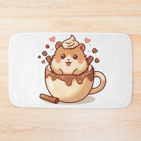 Item preview, Cute Coffee Hamster Kawaii Sticker | Cozy Coffee Lover Gift designed and sold by Stylestickers55.