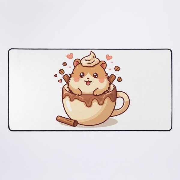 Item preview, Cute Coffee Hamster Kawaii Sticker | Cozy Coffee Lover Gift designed and sold by Stylestickers55.