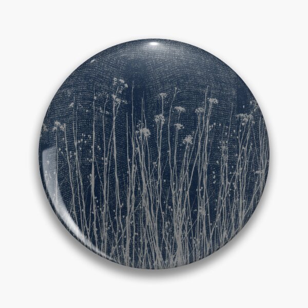 Item preview, Rustic Modern Botanical Dark Blue Warm Grey designed and sold by jocelynsart.