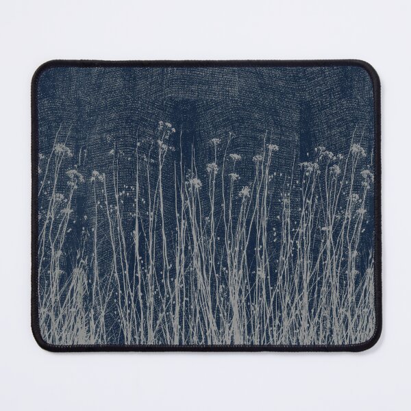 Item preview, Rustic Modern Botanical Dark Blue Warm Grey designed and sold by jocelynsart.