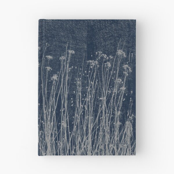 Item preview, Rustic Modern Botanical Dark Blue Warm Grey designed and sold by jocelynsart.