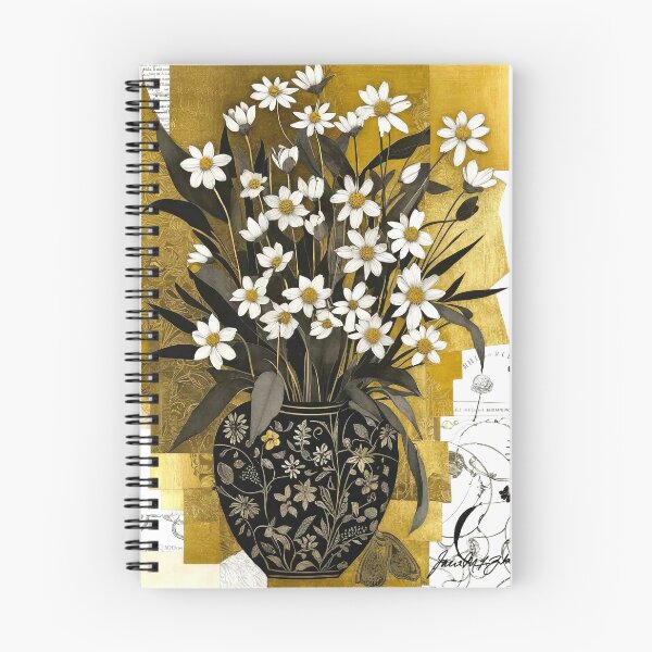 Item preview, Antique Vase of Daisies  designed and sold by ©Janis Zroback.