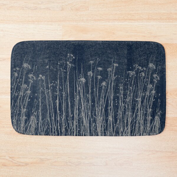 Item preview, Rustic Modern Botanical Dark Blue Warm Grey designed and sold by jocelynsart.