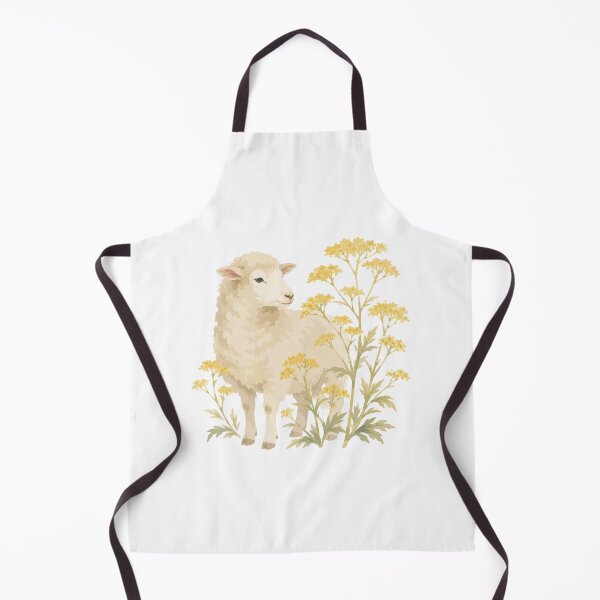 Item preview, Year of the Goat — Japanese Zodiac Floral Watercolor Art Tee designed and sold by medicalkinoko.