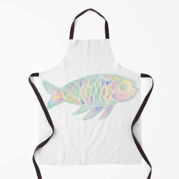 Item preview, Korean Traditional Pastel Fish Watercolor Pattern designed and sold by Yiruda-Art.