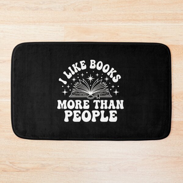Item preview, I Like Books More Than People Retro Reader designed and sold by SiarheiYur.