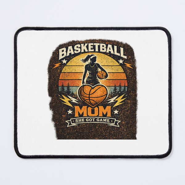 Item preview, Vintage Basketball Mom She Got Game designed and sold by Artbysarmina.