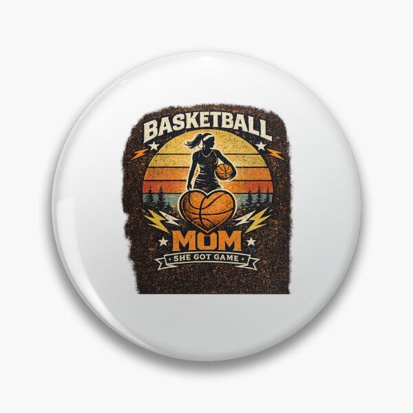 Item preview, Vintage Basketball Mom She Got Game designed and sold by Artbysarmina.