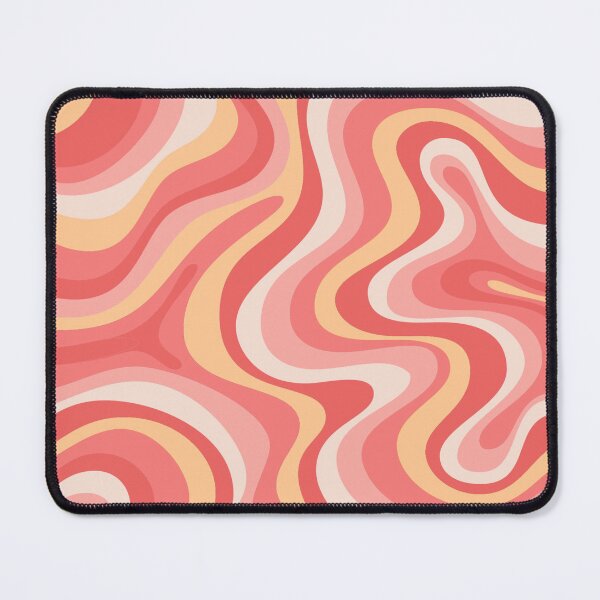 Item preview,  Liquid Swirl Retro Abstract in pinks  tones, Light Blush, Cream, and White designed and sold by Differenceee.