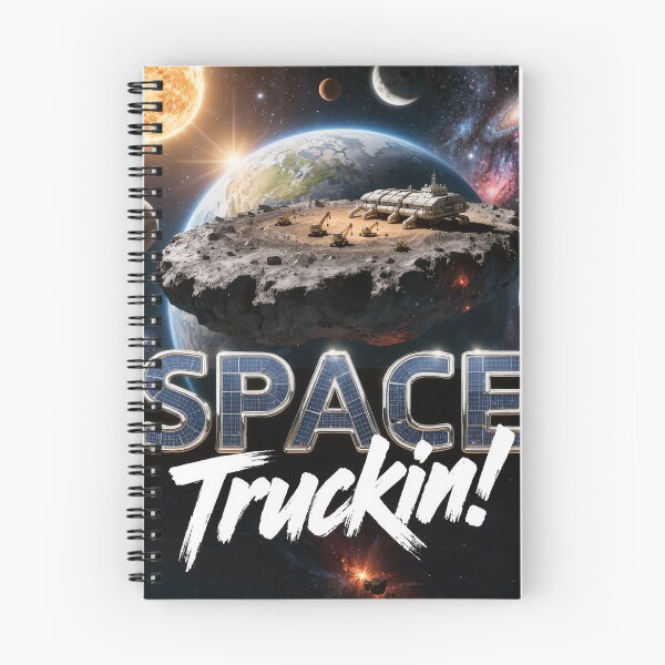 Item preview, Asteroid Mineral Mining Hauler Print designed and sold by Lichentroupe63.