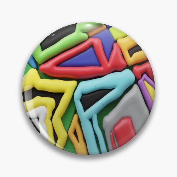 Item preview, jumbled C colorful geometric abstract design designed and sold by SmashingDeals.