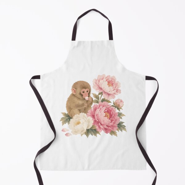 Item preview, Year of the Monkey — Japanese Zodiac Floral Watercolor Art Tee designed and sold by medicalkinoko.