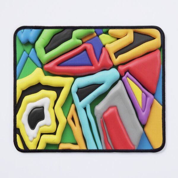 Item preview, jumbled C colorful geometric abstract design designed and sold by SmashingDeals.