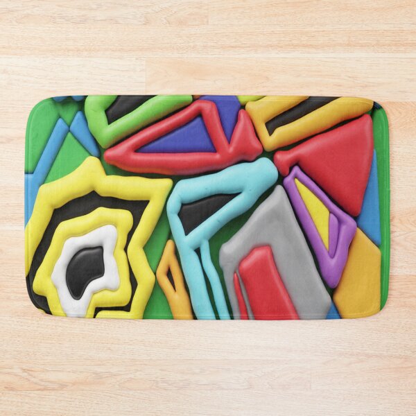Item preview, jumbled C colorful geometric abstract design designed and sold by SmashingDeals.