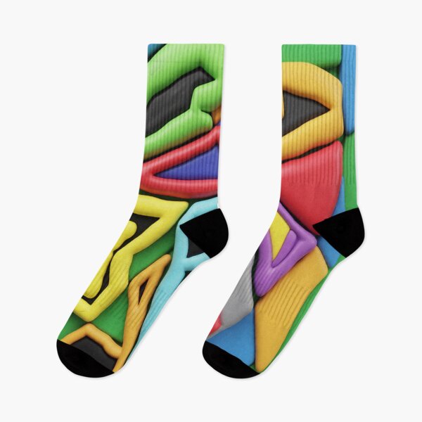 Item preview, jumbled C colorful geometric abstract design designed and sold by SmashingDeals.
