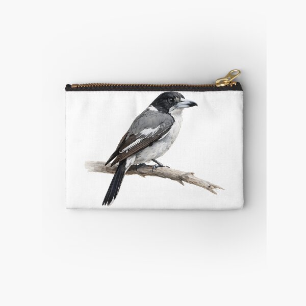 Item preview, Grey Butcherbird Watercolour Illustration designed and sold by Jaruart.