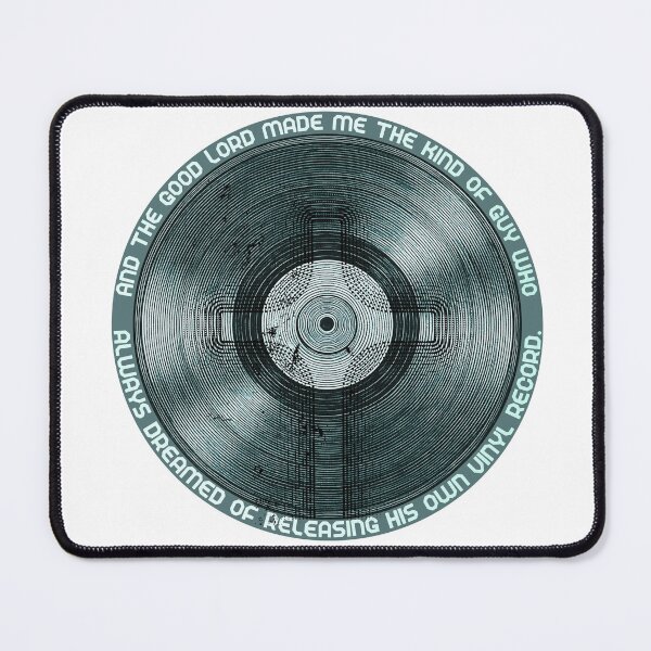 Item preview, Vinyl Record Cross – Vintage Techno Rave Minimal Graphic T-Shirt designed and sold by D-Ave Magic Store .