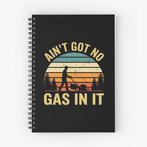 Item preview, Ain't Got No Gas In It Funny Lawn Mowing Retro designed and sold by SiarheiYur.