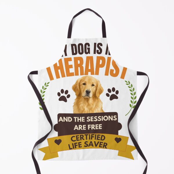 Item preview, My Dog Is My Therapist Funny Dog Lover Vintage T-Shirt designed and sold by Uvclick.