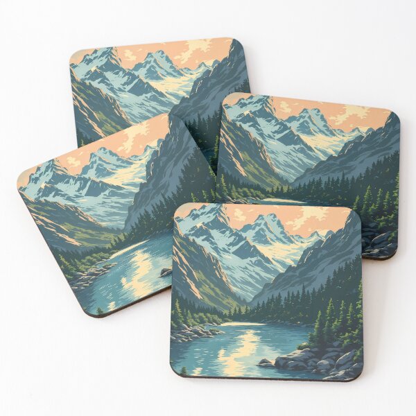 Item preview, Bariloche Dreamscape Lake designed and sold by JacksoonLester.