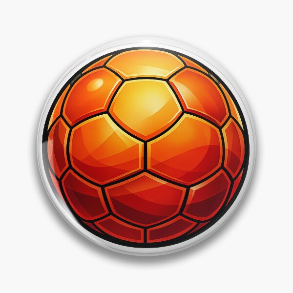 Item preview, Sunset Orange Soccer Ball Warm Gradient designed and sold by Trionda_Shop.