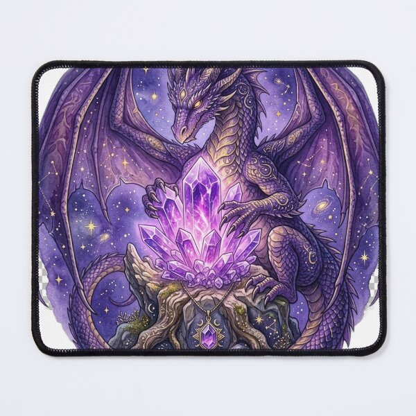 Item preview, Mystical Purple Dragon Crystal Guardian designed and sold by GrzywaM.