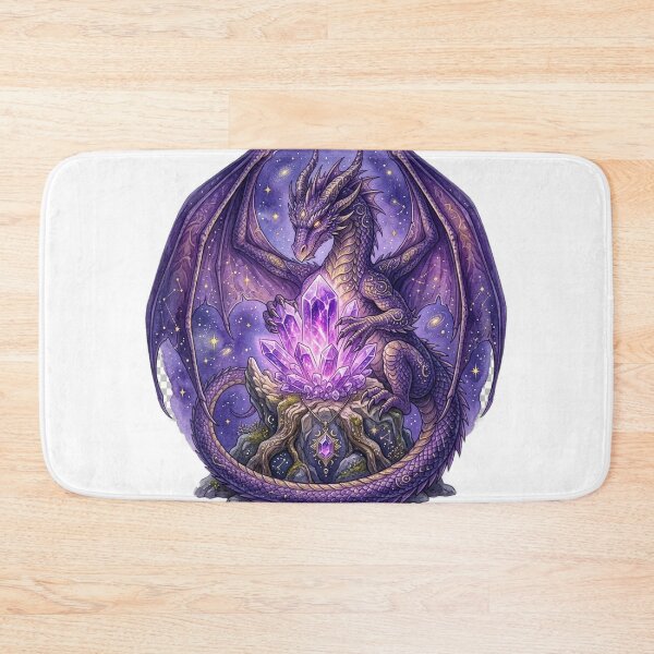 Item preview, Mystical Purple Dragon Crystal Guardian designed and sold by GrzywaM.