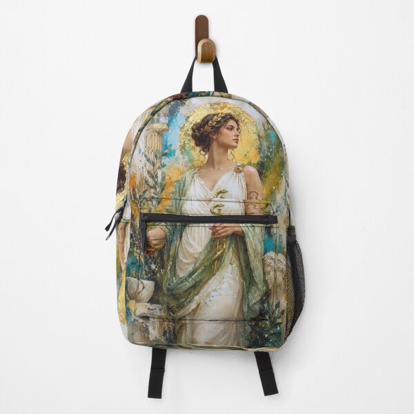 Item preview, Greek Goddess of health Hygieia painting. designed and sold by GalleryKauffeld.