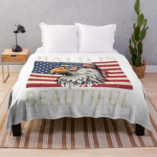 Item preview, Bald Is Beautiful Patriotic Eagle Sunglasses Vintage designed and sold by SiarheiYur.