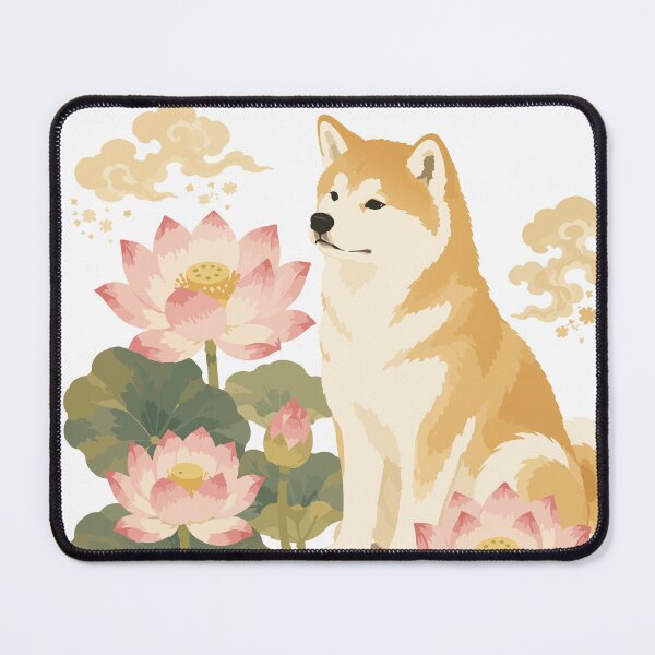 Item preview, Year of the Dog — Japanese Zodiac Floral Watercolor Art Tee designed and sold by medicalkinoko.