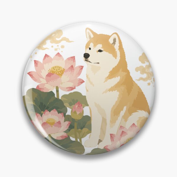 Item preview, Year of the Dog — Japanese Zodiac Floral Watercolor Art Tee designed and sold by medicalkinoko.