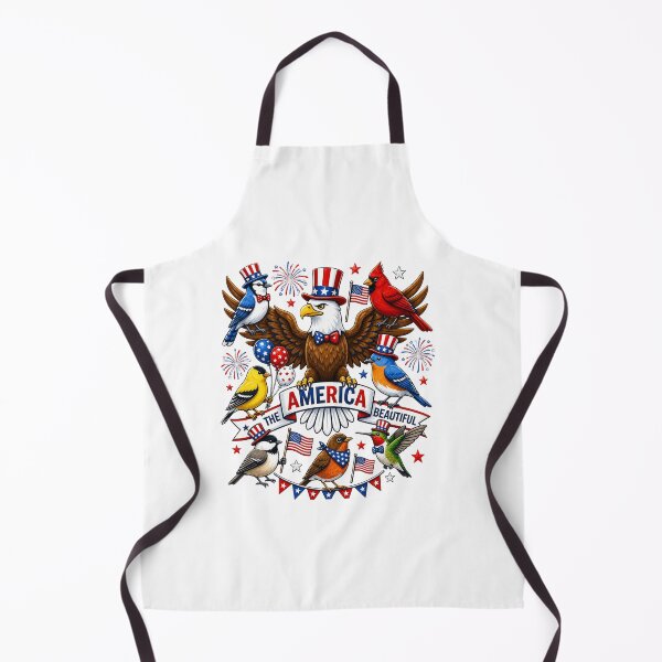 Item preview, America The Beautiful Patriotic Birds Eagle Art designed and sold by SiarheiYur.