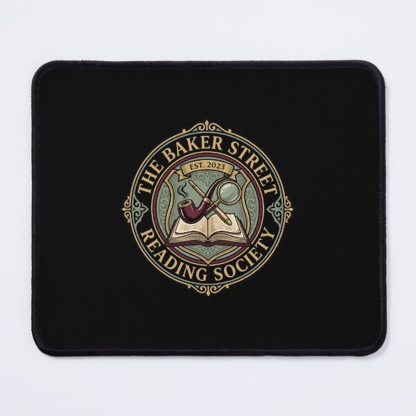 Item preview, The Baker Street Reading Society Sherlock Holmes Vintage Ornate Crest designed and sold by Fenay Designs.