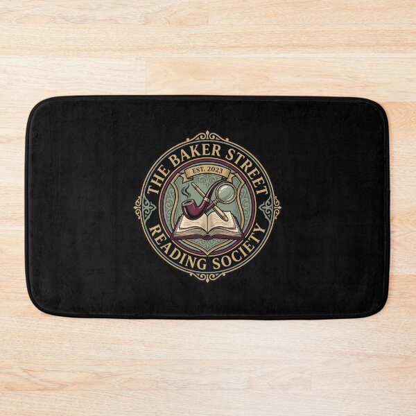 Item preview, The Baker Street Reading Society Sherlock Holmes Vintage Ornate Crest designed and sold by Fenay Designs.