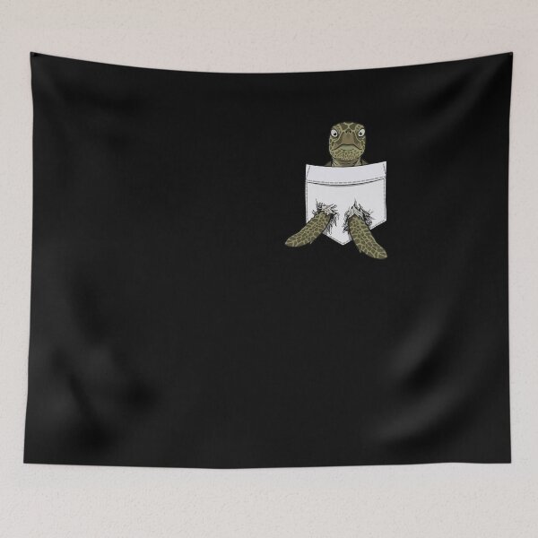 Item preview, Cute Sea Turtle Pocket Aquarium Ocean Sea Turtle designed and sold by DSWShirts.