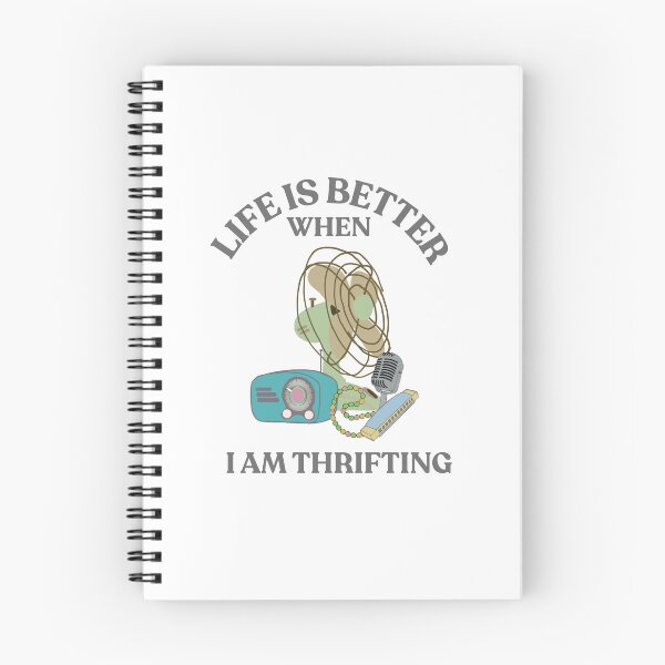 Item preview, Life is better when thrifting designed and sold by TaraPen.