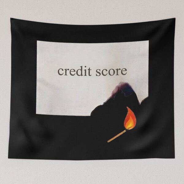 Item preview, My Credit Score Is on Fire – Funny Financial Humor designed and sold by SidTastic .