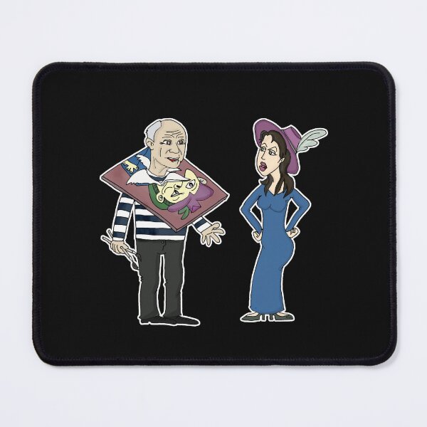 Item preview, Funny Pablo Picasso Art History Parody | Cute Mad Muse Fine Art Sticker Pack designed and sold by MyxaART.