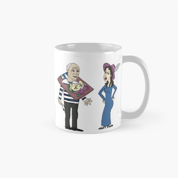 Item preview, Funny Pablo Picasso Art History Parody | Cute Mad Muse Fine Art Sticker Pack designed and sold by MyxaART.