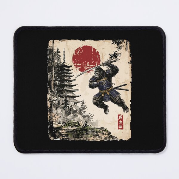 Item preview, Samurai Bigfoot Japanese Vintage Graphic Ukiyo-e Art Funny T-Shirt designed and sold by stmpdwrld.