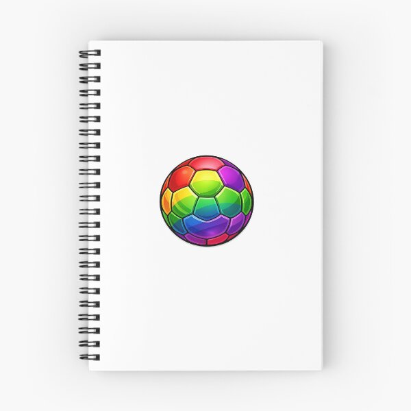 Item preview, Vibrant Rainbow Multicolor Energy Soccer Ball designed and sold by Trionda_Shop.
