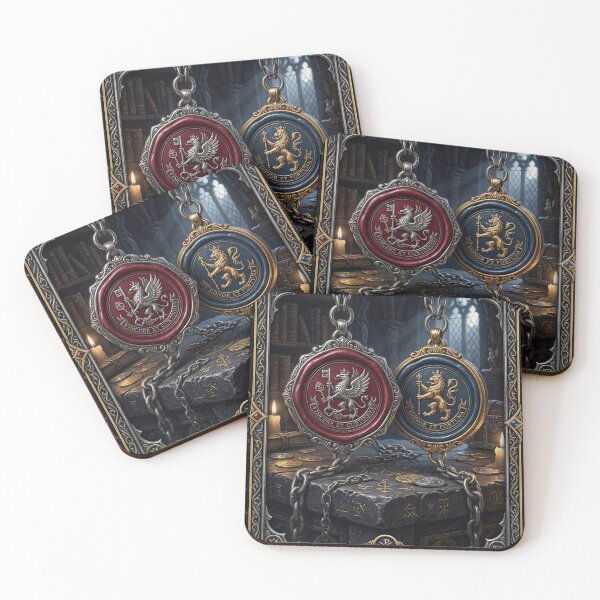 Item preview, Two of Seals- Two Cards designed and sold by Studio77-Gothic.