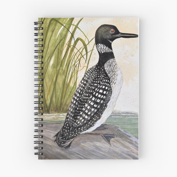 Item preview, Common Loon | Maine Wildlife Watercolor designed and sold by vanessanesvig_studio.