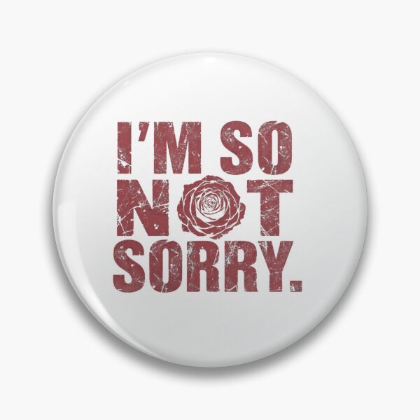 Item preview, Sarcastic Quotes Shirt — I'm So Not Sorry — Grunge Graphic Tee designed and sold by NikaRka.