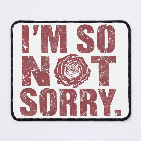 Item preview, Sarcastic Quotes Shirt — I'm So Not Sorry — Grunge Graphic Tee designed and sold by NikaRka.